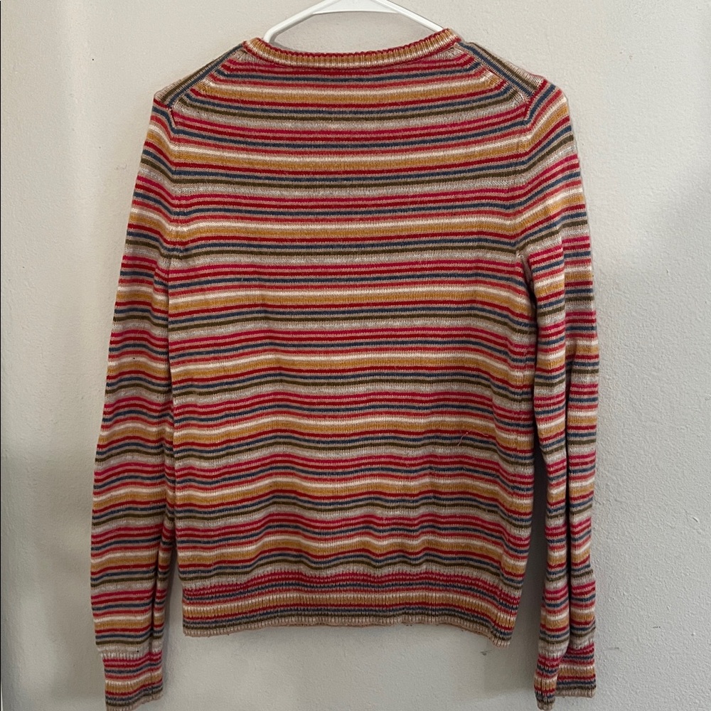 Gap colorful merino wool blend striped sweater - Picture 3 of 6